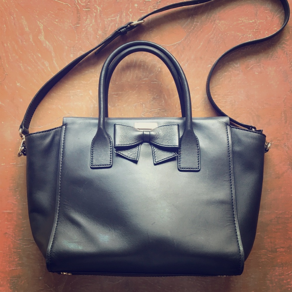Kate Spade Black Tote with Shoulder Strap